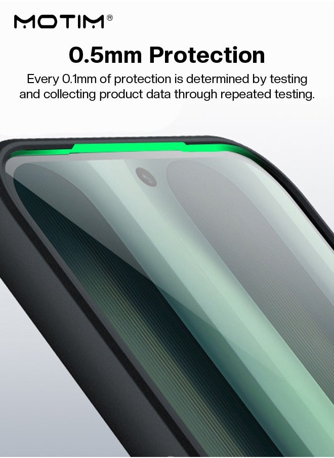 Motim Nothing Phone 2A Case Clear, Mlt-Grade Drop Protection, Transparent Hard PC Back, Not Yellowing Anti-fall Airbag Protective Bumper Shockproof Phone Case  - Image 4