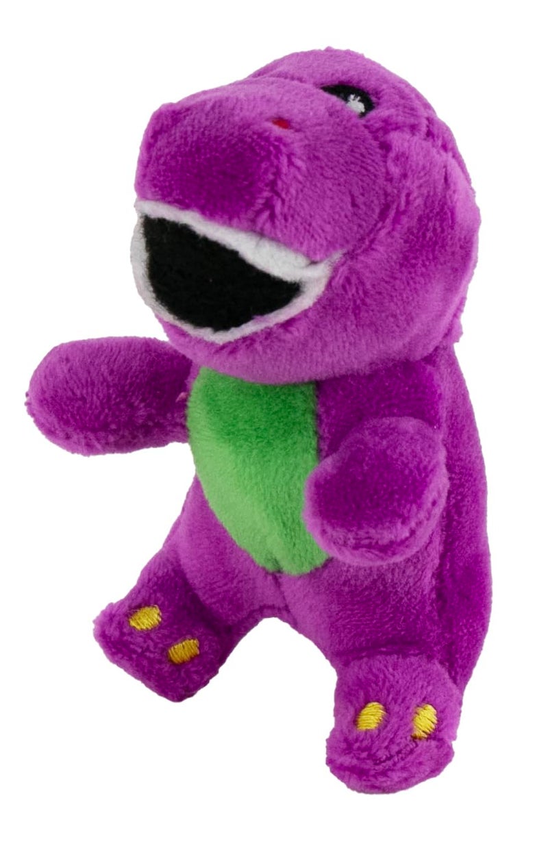 World's Smallest Worlds Smallest Barney Mini-Sized Purple Dinosaur Plush - Image 4