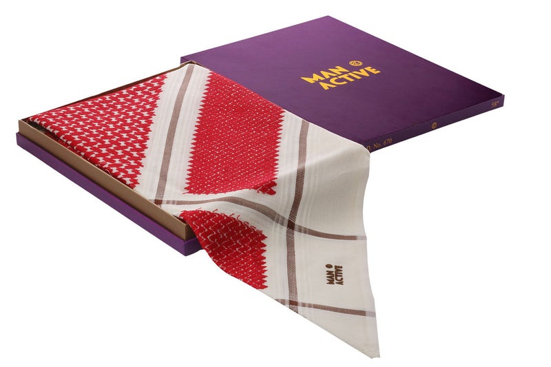 phoneme Active Man Royal Red-Sugar Shemagh - Image 2