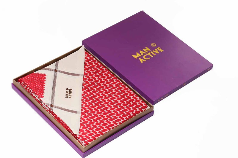 phoneme Active Man Royal Red-Sugar Shemagh - Image 1