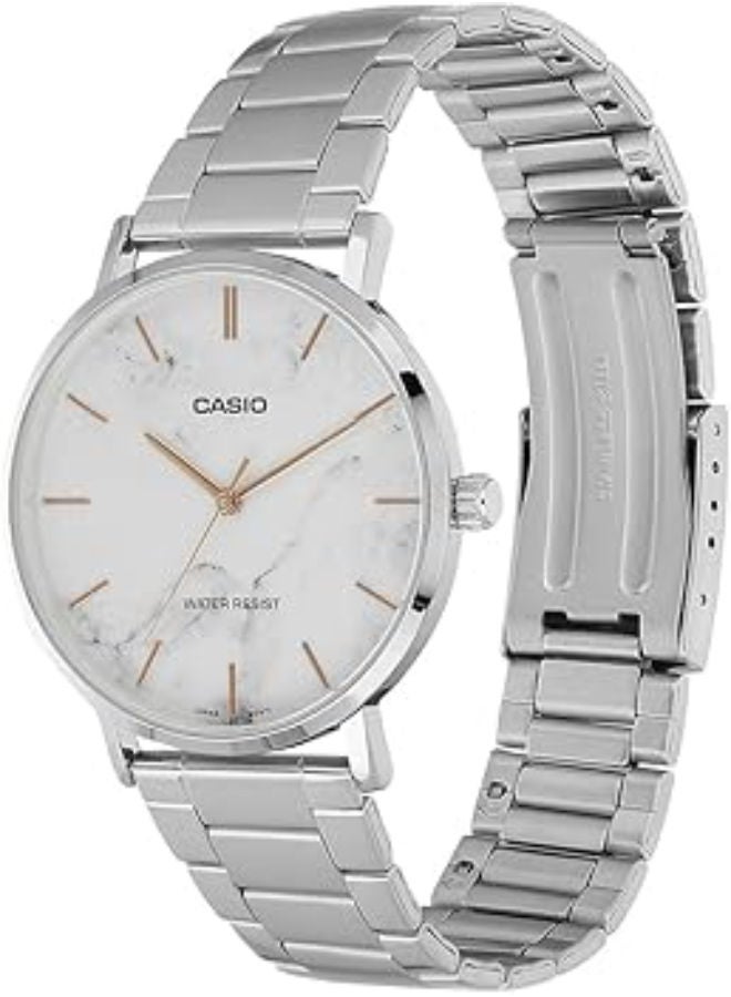 CASIO Stainless Steel Analog Wrist Watch MTP-VT01DM-7AUDF - Image 2