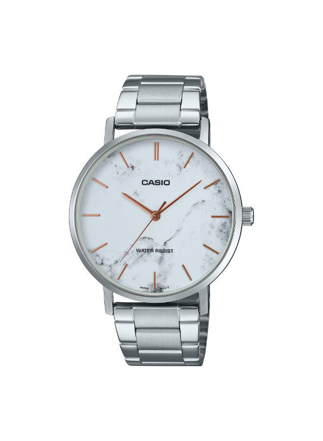 CASIO Stainless Steel Analog Wrist Watch MTP-VT01DM-7AUDF - Image 1