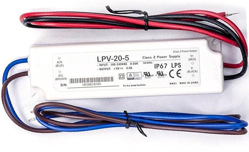 IP67 Waterproof 15W AC DC Power Supply 5V 3A Single Output Adapter for LED Lighting Industrial Use - Image 1