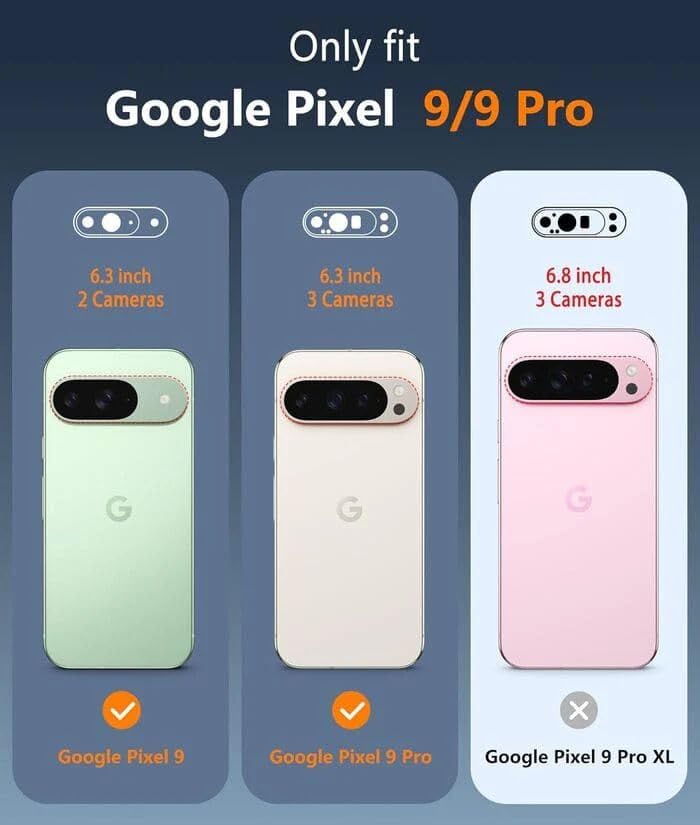 OtterBox Google Pixel 9 Pixel 9 Pro Only Commuter Series Case Baby Blue Jeans Blue Slim Tough PocketFriendly with Port Protection NonRetail Packaging - Image 3