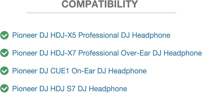 Voarmaks 4 قطبي خطوات طويلة كابل دي جي صوتي سلك قابس متوافق مع سماعات الرأس Pioneer HDJ-X5 و X7 و S7 و CUE1 سلك دي جي ملفوف ممتد - Image 3