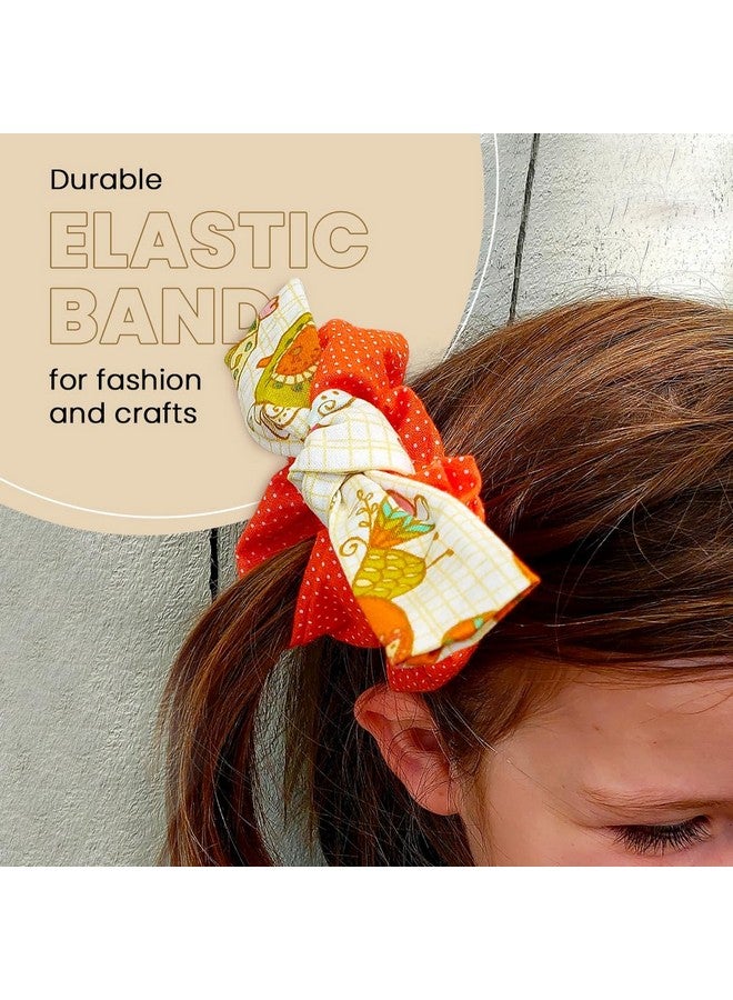 Expo International Trims By The Yard 1/8 Soft Knit Elastic Band Premium Material Durable Knitted Elastic Cord For Sewing Easy To Use Versatile Sewing Supplies 100Yard Cut Royal Blue - Image 5