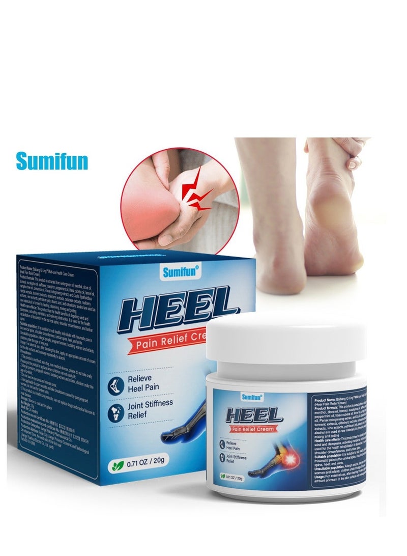 Sumifun Heel Pain Relief Cream Relieve Heel Pain Joint Stiffness Relief 20g - Image 1