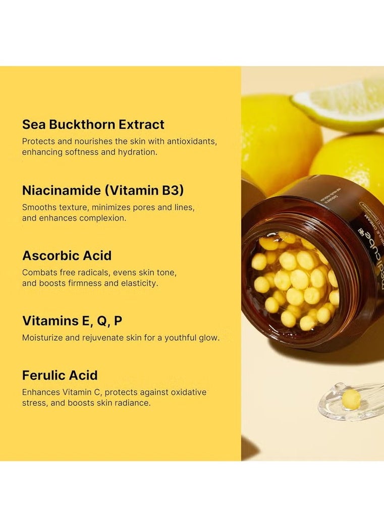 Medicube Deep Vitamin C Golden Capsule Face Moisturizer - Liposome Capsules For Wrinkles, Skin Radiance - Transparent Gel for Glow Hydration - Korean Skin Care 1.94 oz  - Image 2