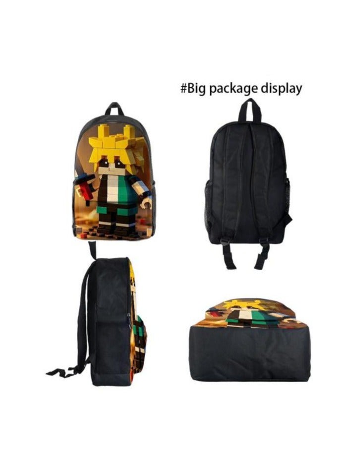 Universal cartoon new three-piece schoolbag - 1304 - Image 4