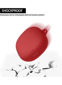 Waldic Silicone Protective Case Cover For Anker SoundCore Liberty Air 2 Pro - Red  - Image 3