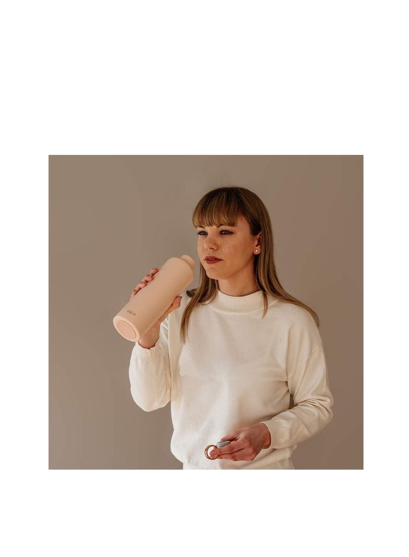 EQUA Thermal Drinking Bottle pink blush 680ml - Image 2