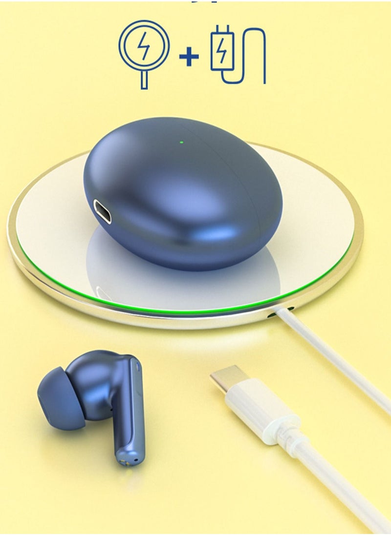 Youque Noise Cancelling Wireless Earbuds Bluetooth Earphones/Headphones Blue  - Image 4