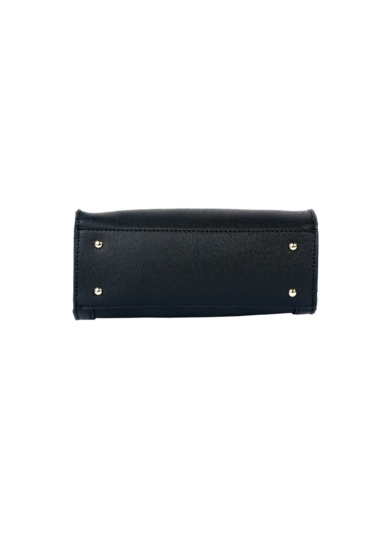 AMICA Elora Women's Leather Women's Shoulder Crossbody Bag with Woven Strap