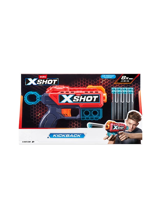 X-Shot Excel Kickback Blaster with 8 Darts - Image 1
