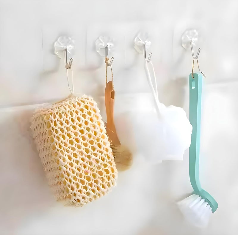 Combo Pack of Wall Hook Bolt Pack of 5 and Wall Hook Flower Print Pack of 5 Strong DamageFree Hanging - Image 2