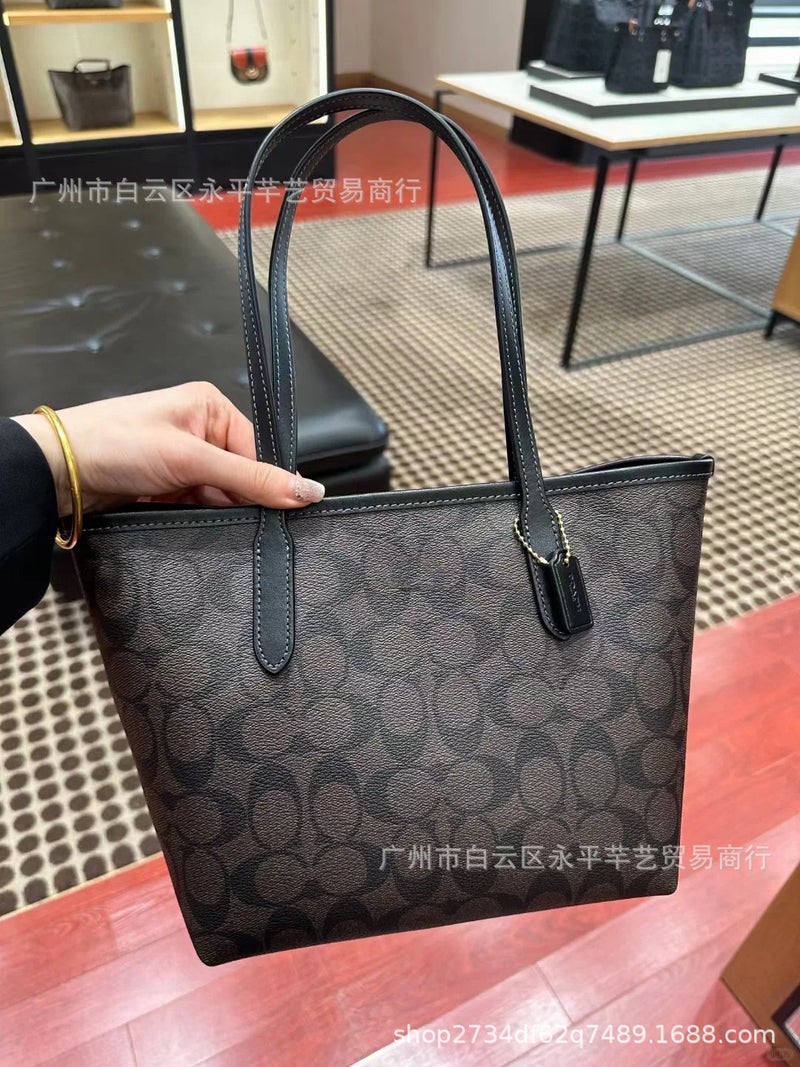 Women'S Bag City23 Mini Tote Bag Classic Printed Pattern Small Vegetable Basket Bag Large Capacity Fashion Bag - Image 1