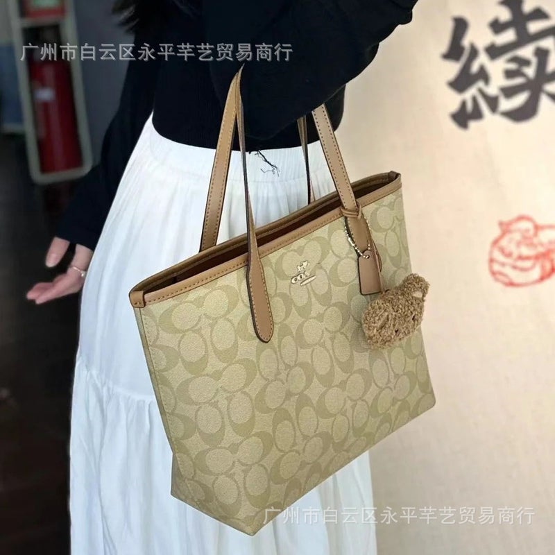 Women'S Bag City23 Mini Tote Bag Classic Printed Pattern Small Vegetable Basket Bag Large Capacity Fashion Bag - Image 3