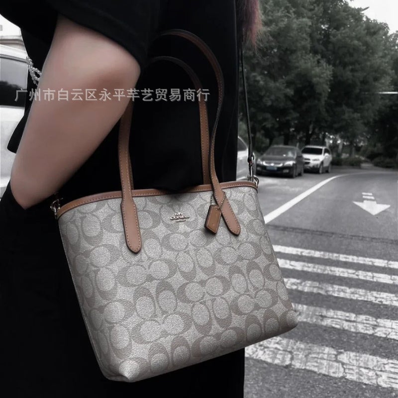 Women'S Bag City23 Mini Tote Bag Classic Printed Pattern Small Vegetable Basket Bag Large Capacity Fashion Bag - Image 5