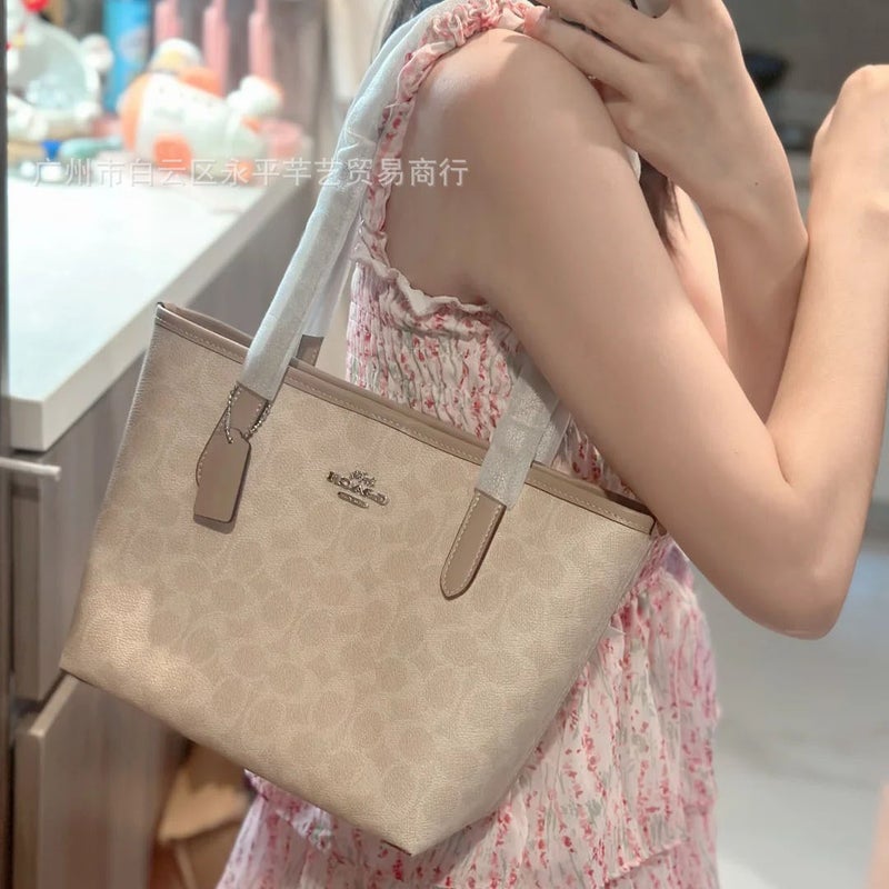 Women'S Bag City23 Mini Tote Bag Classic Printed Pattern Small Vegetable Basket Bag Large Capacity Fashion Bag - Image 4