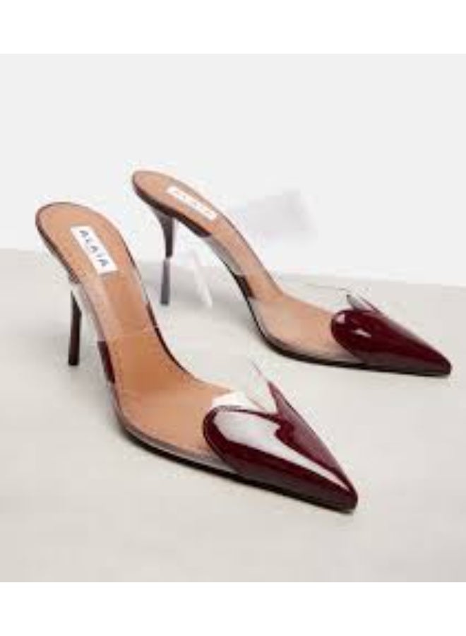ALAIA PARIS ALAIA Heels heart-shaped patent leather - Image 2