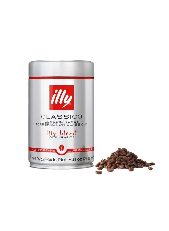 Illy Classico Coffee Beans - Medium Roast - 250 gr- Pack of 6 Cans - Image 2