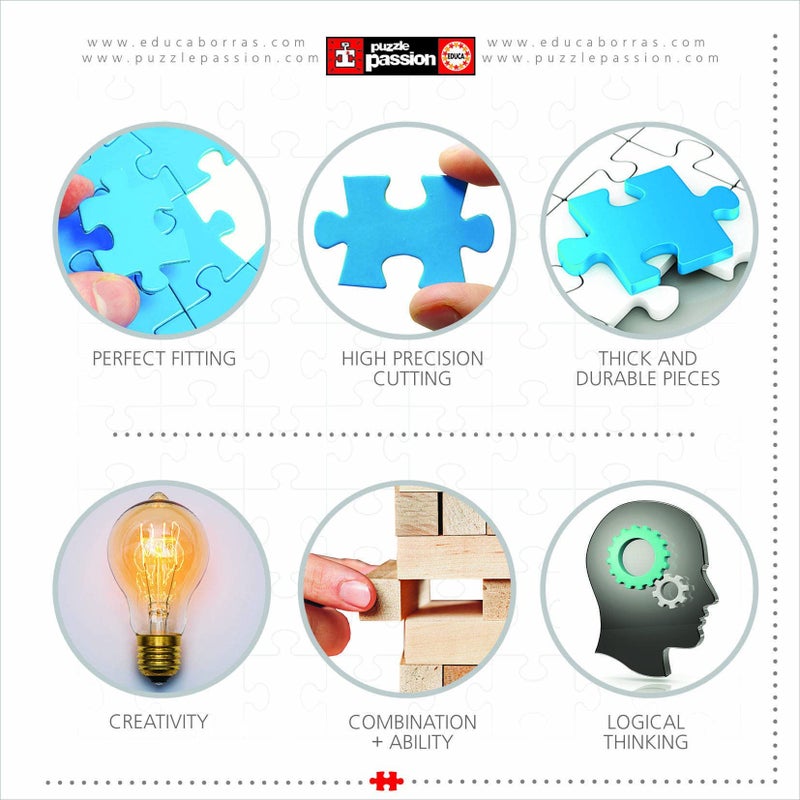 EDUCA 4,000 Piece Puzzle - The World Map - Image 4