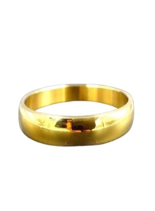 Firstdemand gold plated gents kada stainless steel bangles for men and women daily use - Image 1