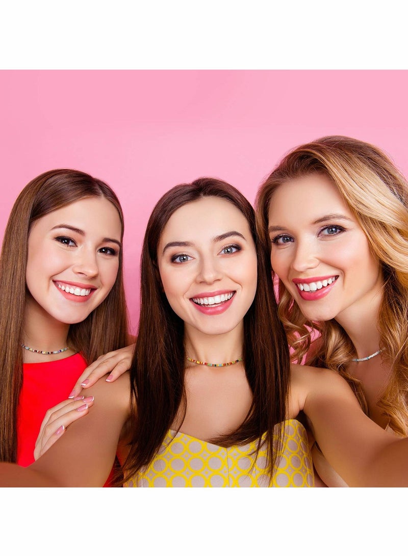 Excefore Boho Beaded Choker Necklace Women Bohemian Seed Beads Choker Colorful Bead Necklace for Women Girls (16 PCS) - Image 3