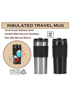 Hihonor 16oz French Press Tumbler,Portable coffee maker french press Insulated Mug with double Wall Stainless Steel,French press Mug,  Portable coffee mug  - Image 2