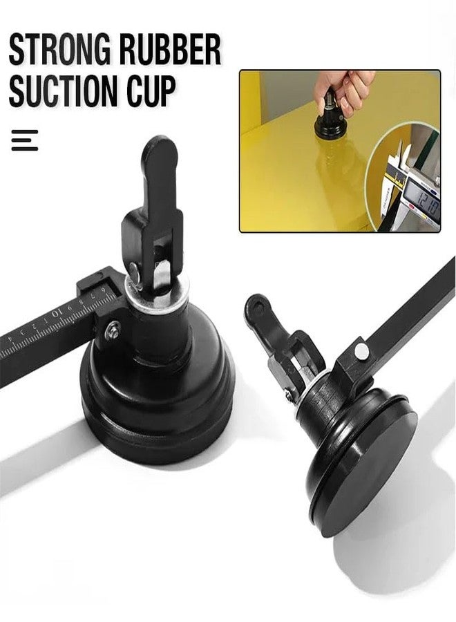 UPTODATETOOLS 6" Glass Circle Cutter Cutting Wheels Compasses Glass Suction Glass Circle Cutter Tool Industrial Grade Glass Cutter - Image 4