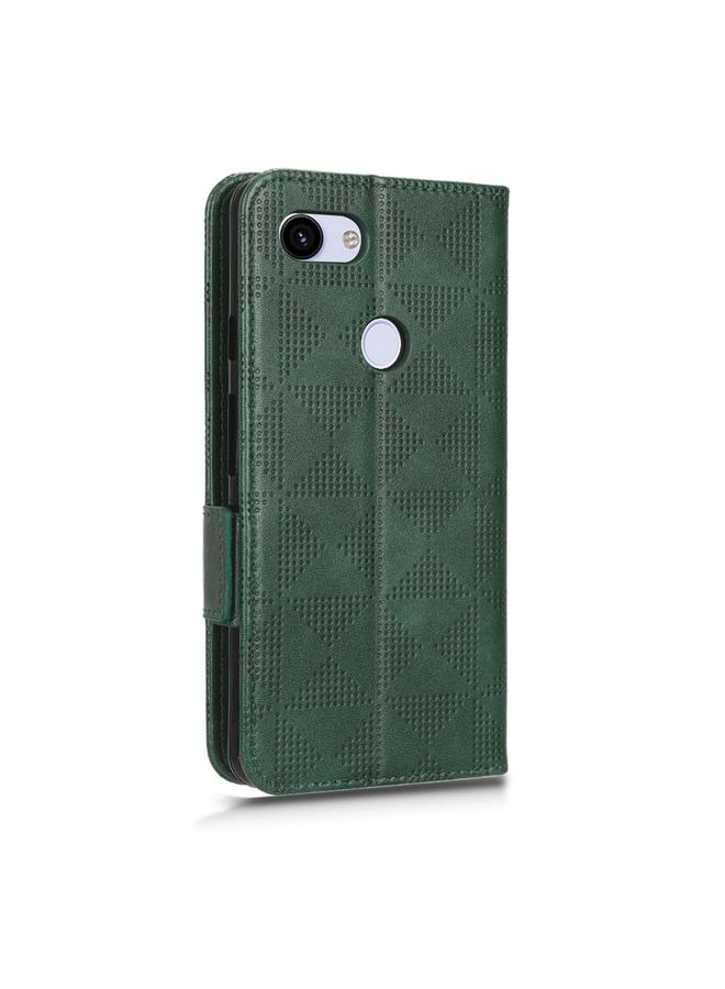 S-TOP Case For Google Pixel 3 Lite XL / 3a XL Symmetrical Triangle Leather Phone Case - Image 3