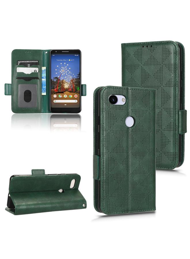 S-TOP Case For Google Pixel 3 Lite XL / 3a XL Symmetrical Triangle Leather Phone Case - Image 1