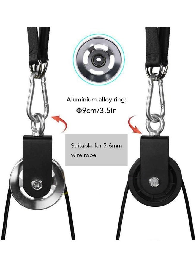 NIBEMINENT Detachable Wheel U-Type Swivel Pulley  - Image 4