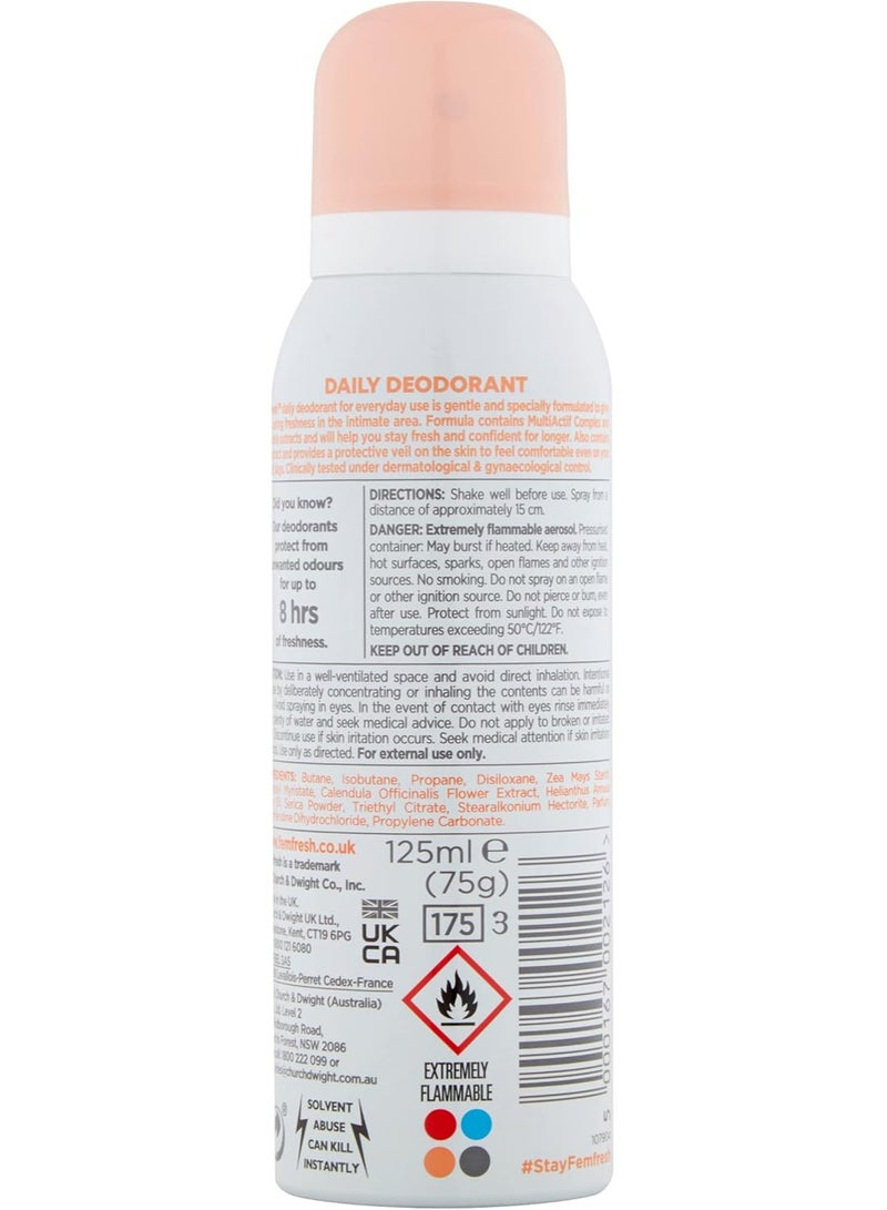 femfresh Daily Fresh Deodorant-125ml - Image 2