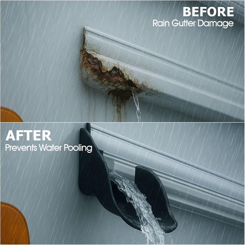 FCOUIID RV Rain Gutter Spouts with Extensions - Image 3