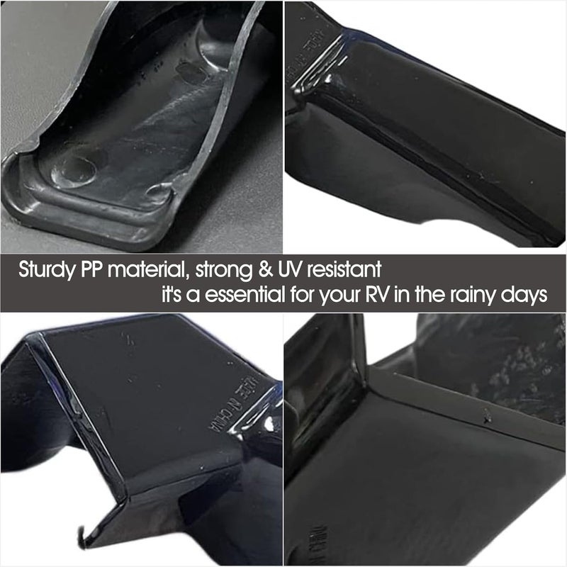 FCOUIID RV Rain Gutter Spouts with Extensions - Image 4