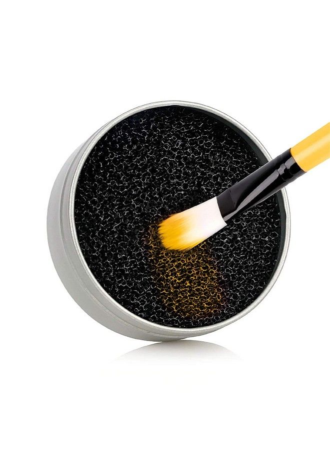 BH STUDIO PRO Makeup Brush Cleaner Color Removal Cleaner Sponge (Pack Of 1) Black - Image 3