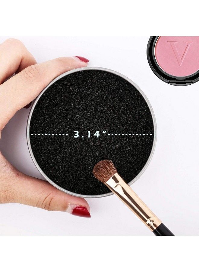 BH STUDIO PRO Makeup Brush Cleaner Color Removal Cleaner Sponge (Pack Of 1) Black - Image 5