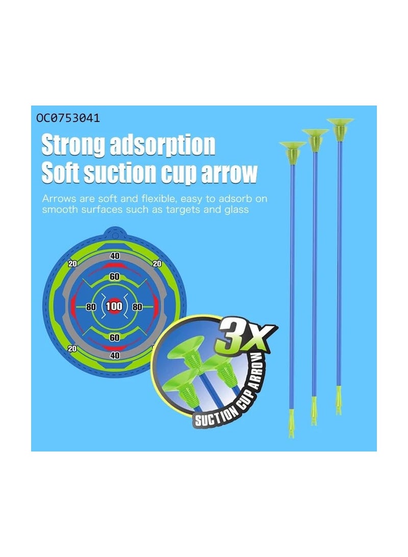 VIO Kids Archery Toy Set Childrens Bow and Arrow Set with 3 Suction Cup Arrows Target & Quiver Safe Indoor Outdoor Pretend Play Hunting Game Gift for Boys Girls Fun Outdoor Sport Activity - Image 3