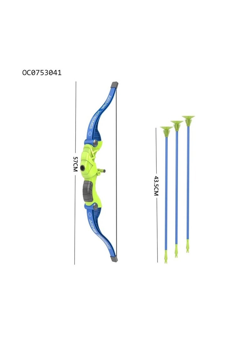 VIO Kids Archery Toy Set Childrens Bow and Arrow Set with 3 Suction Cup Arrows Target & Quiver Safe Indoor Outdoor Pretend Play Hunting Game Gift for Boys Girls Fun Outdoor Sport Activity - Image 2