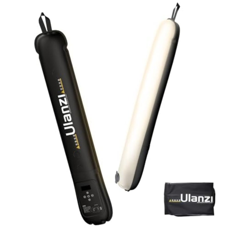 UA20 مصباح أنبوب هواء قابل للحمل، مصباح أنبوب هواء، لونين 2700-6500 كلفن، مصباح فيديو LED محمول باليد، بطارية 18 وات، قابلة لإعادة الشحن عبر USB-C، أنبوب LED قابل للنفخ مقاوم للماء - Image 1