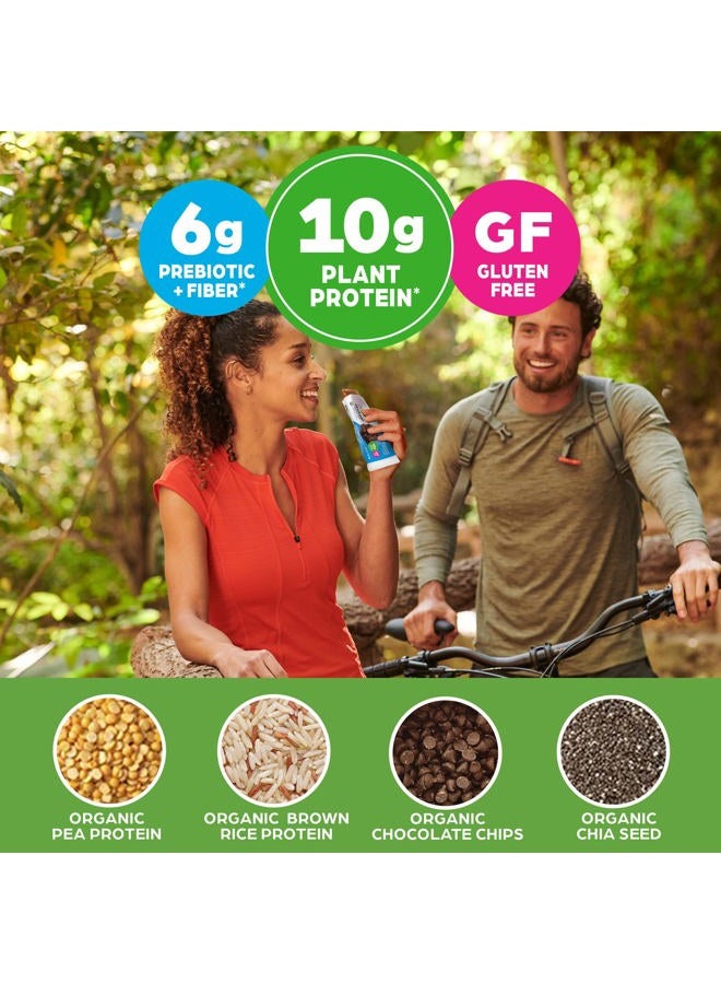 Orgain Organic Vegan Protein Bars, Chocolate Brownie - 10g Plant Based Protein, Low Calorie Healthy Snacks, No Lactose or Soy Ingredients, Gluten Free, Non-GMO - 1.41 Oz (Pack of 12) - Image 3