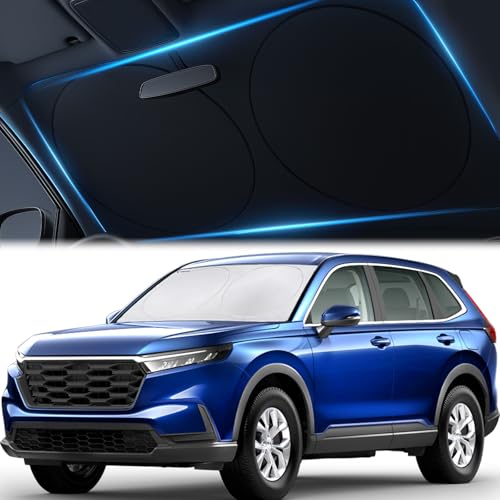 Magnelex Car Windshield Sunshade | Innovative No-Light-Pass Technology for Maximum Protection | Foldable Sun Shade Keeps Your Vehicle Cool | Fit for Cars, Trucks, and SUVs | Large (63 x 33.8 in) - Image 1