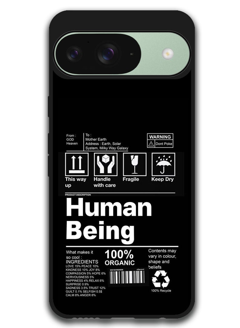 Theodor Protective Case Anti Scratch Shock Proof Bumper Cover For Google Pixel 9 Human Being - Image 1