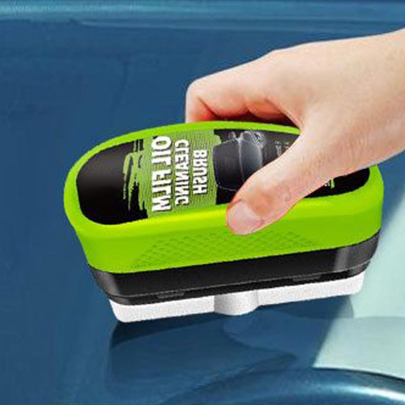 Oil Film Cleaning Brush for Car - Precise Dirt Removal | Oil Film Cleaner Brush for Automotive Window,for Front Windshield Bathroom Mirror Rain Days Sedan RV Caravan Minivan - Image 3