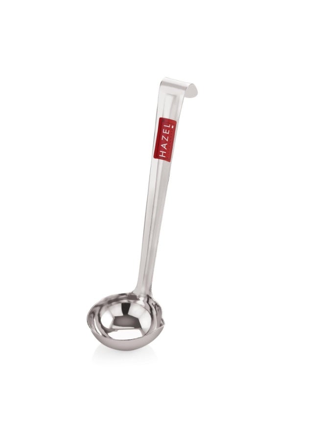 HAZEL Stainless Steel Ghee Tipri Spoon Pali Ladle for Ghee/Oil | Degchi/Pot/Jar/Container, Medium - Image 1