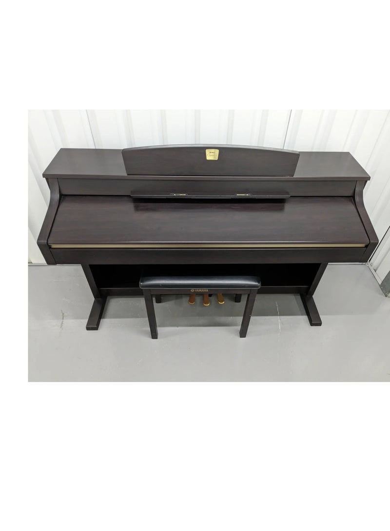 ياماها بيانو رقمي Clavinova CLP-340 مع مقعد قابل للتعديل من خشب الورد الداكن - Image 2