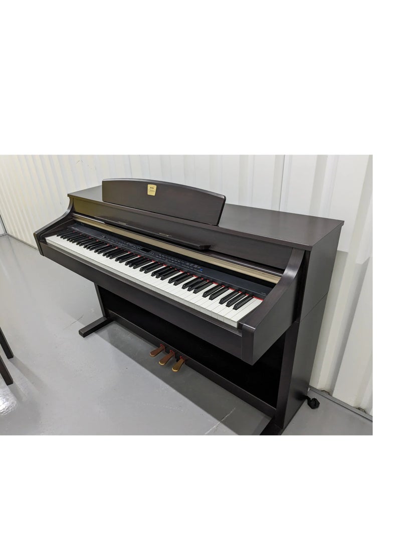 ياماها بيانو رقمي Clavinova CLP-340 مع مقعد قابل للتعديل من خشب الورد الداكن - Image 5