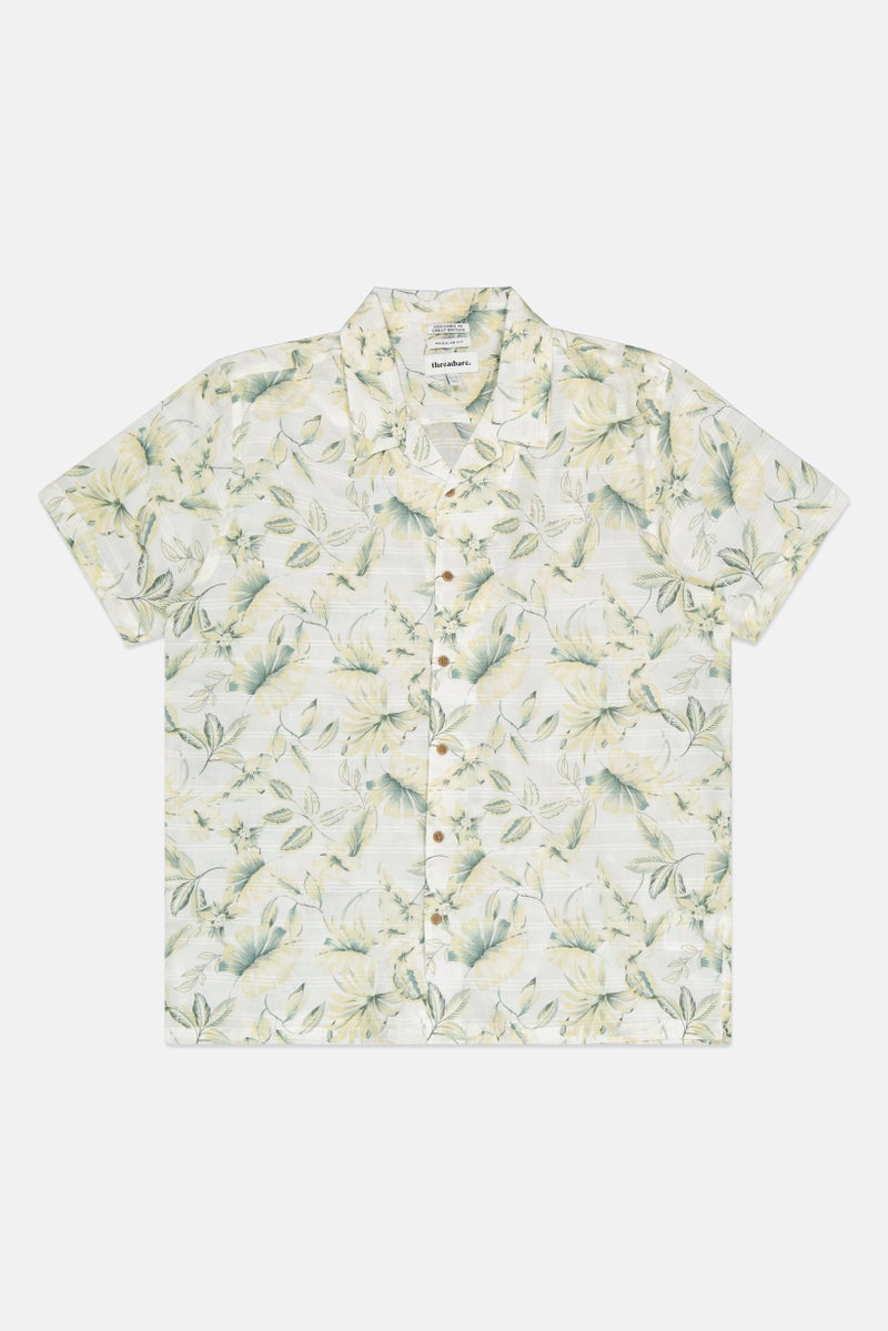 Threadbare Men Regular Fit Short Sleeve Allover Print Casual Shirt, Multicolor - Image 2