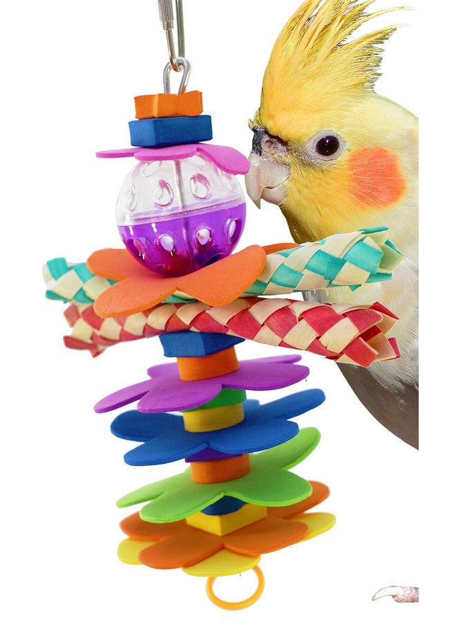 Bonka Bird Toys Bonka Bird Toys 1861 Flower Power Bird Toy Parrot cage Toys Cages Cockatiel parrotlet Conure - Image 4